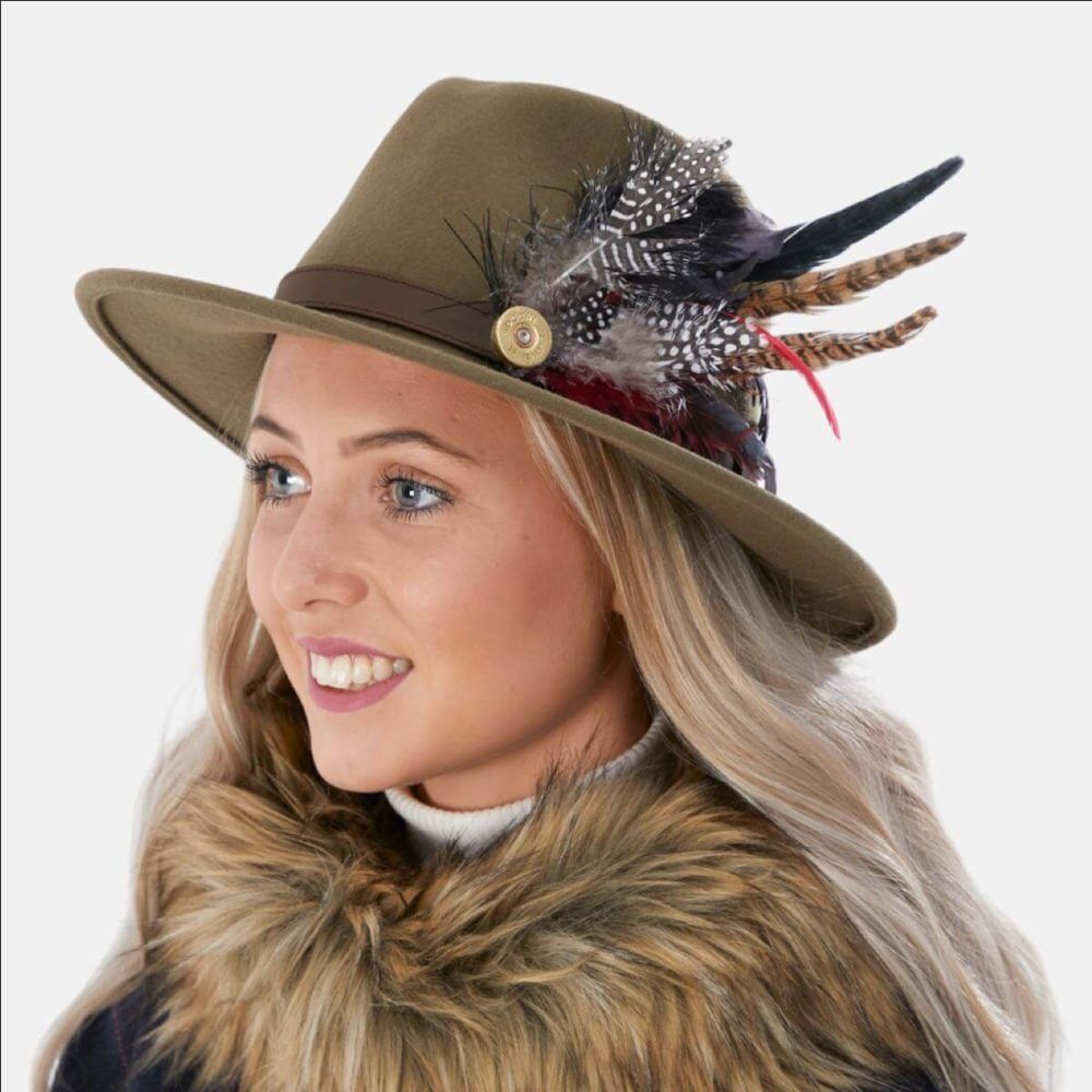 India Sage Fedora Hat