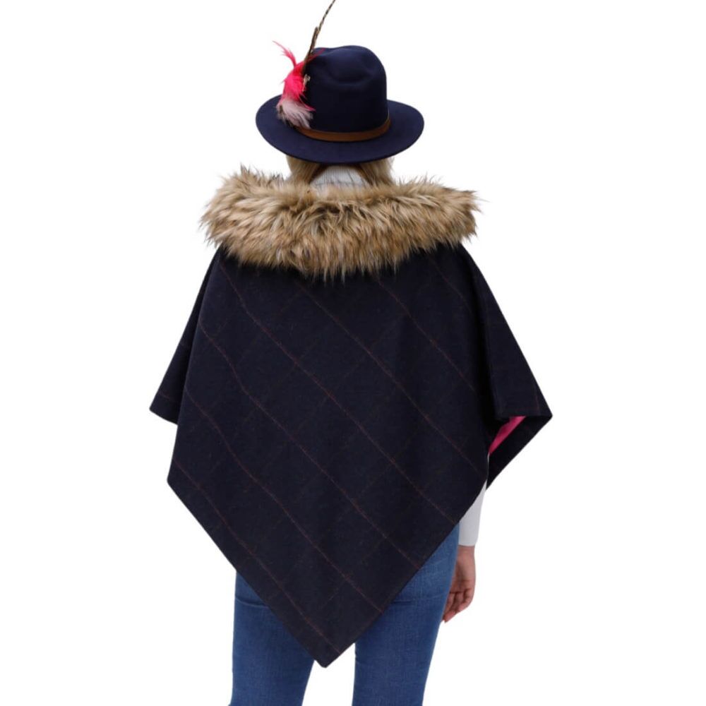 Eleanor Regular Cape With Faux-Fur