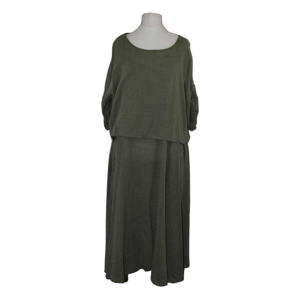 Green 2 Piece Dress